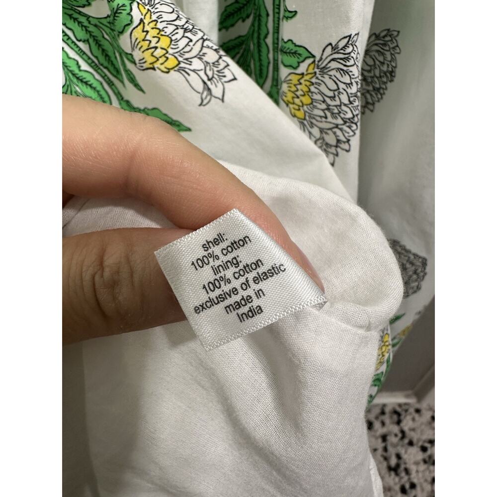 Lane Bryant 100% Cotton Smocked Floral Maxi Dress | Plus Size Cottagecore 2XL - Picture 5 of 5